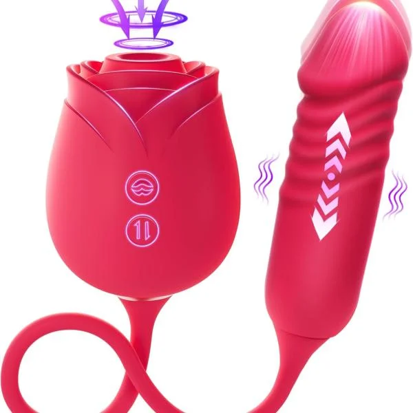 Rose Vibrator Sex Toy – Elegant Clitoral Stimulator