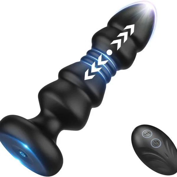Thrusting Sex Toys Anal Plugs – Vibrating Anal Stimulator